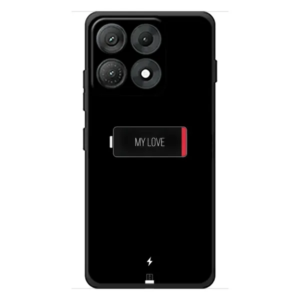 Чехол с принтом «Love battery» для Motorola Edge 70 Max