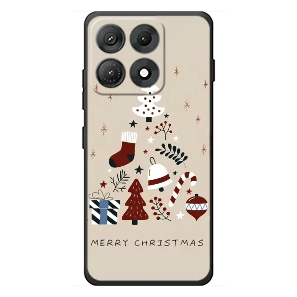 Чехол с принтом «Merry Christmas» для Motorola Edge 70 Max