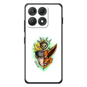 Naruto Anime Чохли для Моторола Едж 70 Макс (AlphaPrint) (Наруто Курама)
