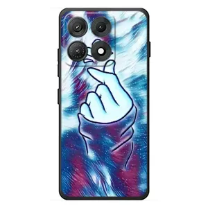 Чехол с принтом для Motorola Edge 70 Max (AlphaPrint - Знак сердечка) (Радужное сердце)