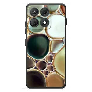 Мраморный чехол на Motorola Edge 70 Max (VPrint) (Радужный Мрамор)