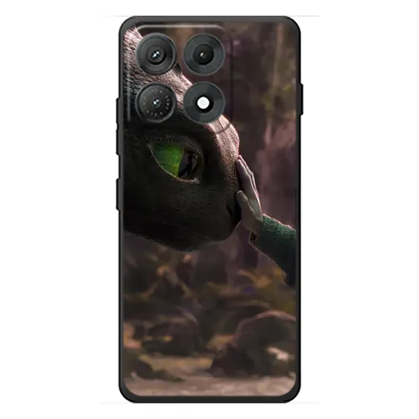 Чехол с принтом «Сцена с драконом» для Motorola Edge 70 Max
