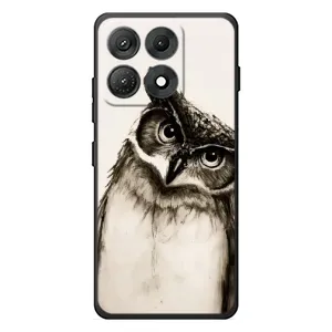 Чехол с птицами на Motorola Edge 70 Max (VPrint) (Сова)
