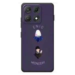 Чехлы Венсдей на Motorola Edge 70 Max Уэнсдей (AlphaPrint) (Уэнздей и подруга)