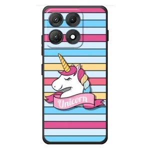 Чехол для Моторола Эдж 70 Макс - (Единорожки - Новинки) (AlphaPrint) (Unicorn)