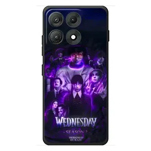 Чехол с дизайном Венздей 2 на Motorola Edge 70 Max (Фиолетовая магия Уэнздей)