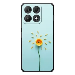 Чехлы с Цветами для Motorola Edge 70 Max (VPrint) (Желтый цветок)