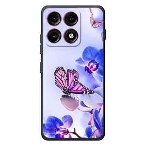 Чехлы с Цветами для Motorola Edge 70 Pro (VPrint) (Бабочка на цветочке)