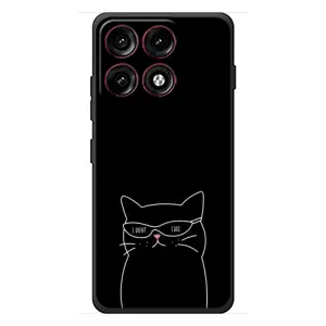 Чохол з малюнком кіт на Motorola Edge 70 Pro (Байдужий кіт)