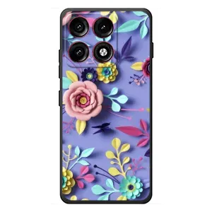 Чехлы с Цветами для Motorola Edge 70 Pro (VPrint) (Цветочный дизайн)