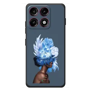 Чехлы (ART) Цветы на Motorola Edge 70 Pro (VPrint) (Цветы на голове)