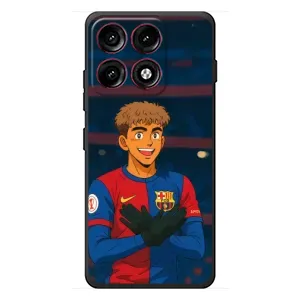 Чехол с футболистом Ламин Ямаль Motorola Edge 70 Pro (Футболист Ямаль)