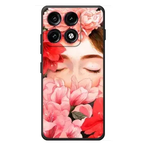 Чехлы (ART) Цветы на Motorola Edge 70 Pro (VPrint) (Глаза в цветах)