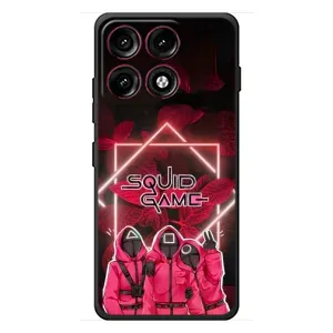 Чехол Гра в кальмара для Motorola Edge 70 Pro (Охранники Игра кальмара)