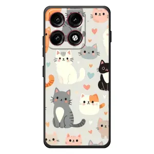 Чохол з малюнком кіт на Motorola Edge 70 Pro (Колаж котів)