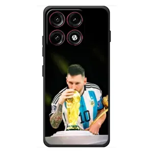 Чехлы для Motorola Edge 70 Pro (Leo чемпион) (AlphaPrint) (Кубок Месси)