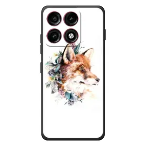 Чохли з картинкою Лисичка для Motorola Edge 70 Pro (VPrint) (Лиса в квітах)