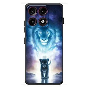 Чохол з картинкою ЛЕВ для Motorola Edge 70 Pro (VPrint) (Маленький лев)