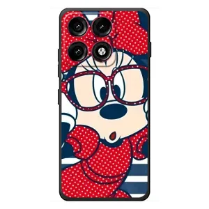 Эксклюзивный чехол для Motorola Edge 70 Pro (AlphaPrint - Мультяшные) (Маус в очках)