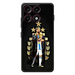 Чехлы для Motorola Edge 70 Pro (Leo чемпион) (AlphaPrint) (Месси Король)