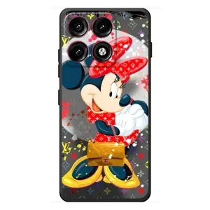Чехол Disney Mouse Motorola Edge 70 Pro (PREMIUMPrint) (Minni с бантиком)