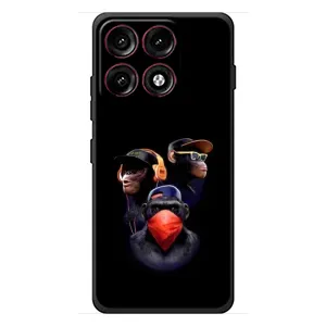 Чохол з Мавпами Motorola Edge 70 Pro - (AlphaPrint) (Три мавпи)