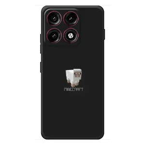 Чехол Майнкрафт на Motorola Edge 70 Pro (AlphaPrint) Minecraft (Овечка Майнкрафт)