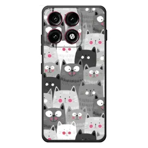 Чохли з Котиками для Motorola Edge 70 Pro (VPrint) (Мальовані котики)