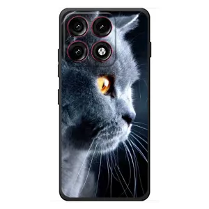 Чохли з Котиками для Motorola Edge 70 Pro (VPrint) (Сірий Кіт)