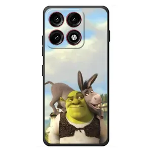 Чехол с мультфильмом Шрек на Motorola Edge 70 Pro (Шрек и Осел)