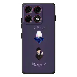 Чехлы Венсдей на Motorola Edge 70 Pro Уэнсдей (AlphaPrint) (Уэнздей и подруга)