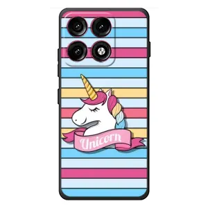 Чехол для Моторола Эдж 70 Про - (Единорожки - Новинки) (AlphaPrint) (Unicorn)