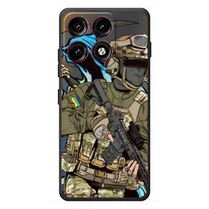 Чехлы с картинкой ЗСУ для Motorola Edge 70 Pro (AlphaPrint)