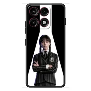 Чехлы Венсдей на Motorola Edge 70 Pro Уэнсдей (AlphaPrint) (W-Wednesday)