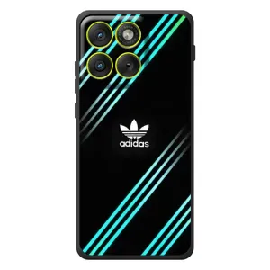 Чехлы Адидас для Motorola Edge 70 (AlphaPrint) (Адидас с полосами)