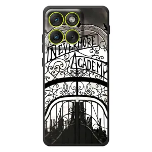 Чехол с дизайном Венздей 2 на Motorola Edge 70 (Ворота Академии Невермор)
