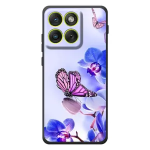 Чехлы с Цветами для Motorola Edge 70 (VPrint) (Бабочка на цветочке)