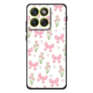 Чехол с бантиками на \[Введите запрос]Motorola Edyzh 70 (Банты и цветы)
