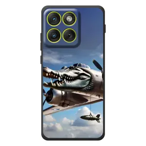 Чехол с мемом Тралалело тралала на Motorola Edge 70 (Бомбардиро крокодило)