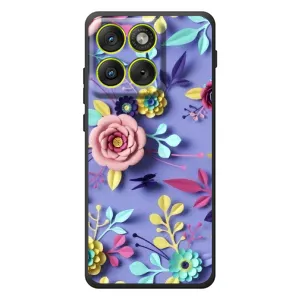 Чехлы с Цветами для Motorola Edge 70 (VPrint) (Цветочный дизайн)