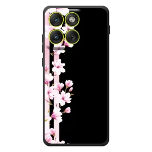 Чехол для \[Введите запрос]Motorola Edyzh 70 - с принтом (Дизайнерские) (AlphaPrint) (Цветочки)