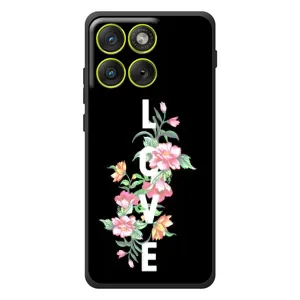 Чехлы для любимой на \[Введите запрос]Motorola Edyzh 70 (VPrint) (Цветы LOVE)