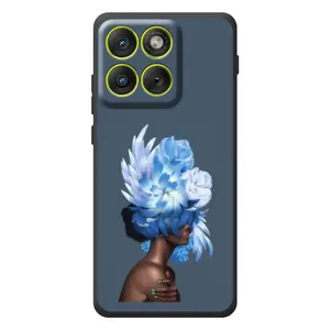 Чехлы (ART) Цветы на Motorola Edge 70 (VPrint) (Цветы на голове)