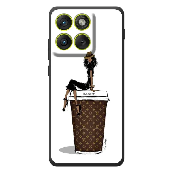 Чехол с принтом «кофе LOUIS VUITTON» для Motorola Edge 70 Чехол с принтом «кофе LOUIS VUITTON» для Motorola Edge 70