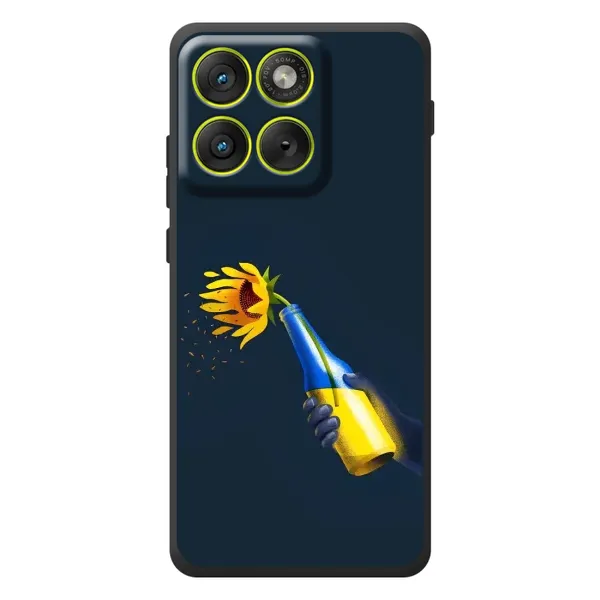Чехол с принтом «Коктейль молотова» для Motorola Edge 70