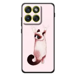 Чохол на Motorola Эд $\overline{ж}70 з Котиками (VPrint) (Котик падає)