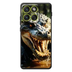 Чехол с картинкой «Хищники» для Motorola Edge 70 (Опасный крокодил)