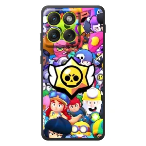 Чехол для Motorola Edge 70 Бравл Старс (VPrint) (Лого Brawl Stars)