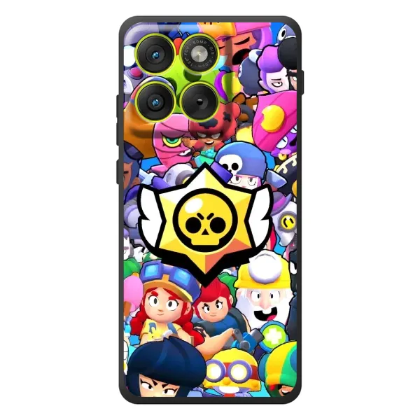 Чохол з принтом «Лого Brawl Stars» для Motorola Edge 70 Чохол з принтом «Лого Brawl Stars» для Motorola Edge 70