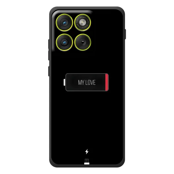 Чехол с принтом «Love battery» для Motorola Edge 70